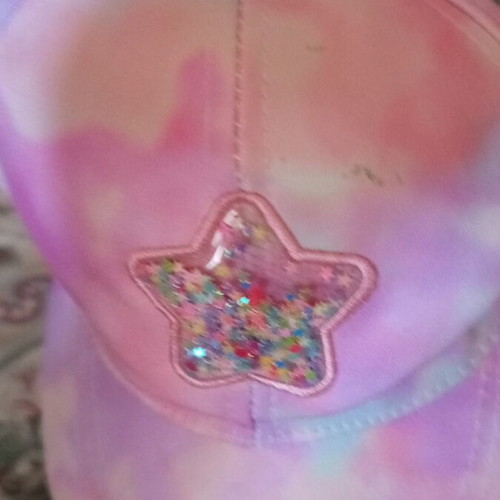Girls' hat with star design like new, size 52, from Jumbo