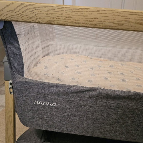 Kikka Boo NANNA Baby Cot like new with unused mattress and accessories