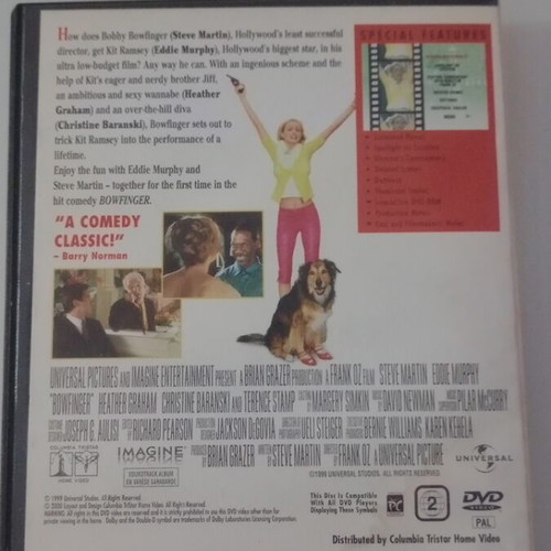Bowfinger DVD used with subtitles