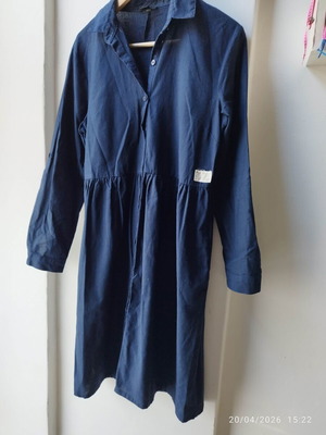 Esmara Hemp Collection blue dress size 38 like new