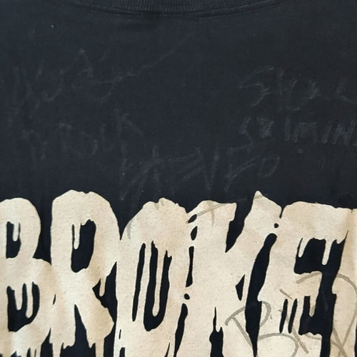 Sacrificial Slaughter band T-shirt XL, Fruit of the Loom heavy cotton, signed