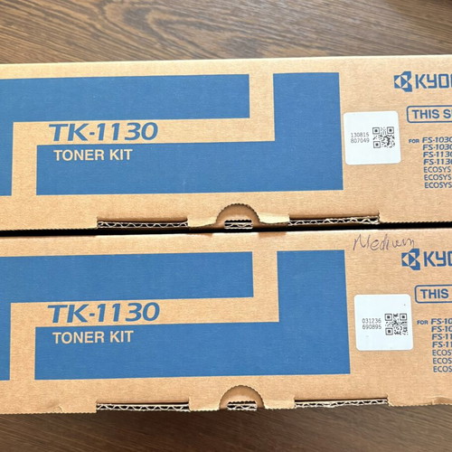Kyocera TK-1130 toner kit black, new, 2 pieces