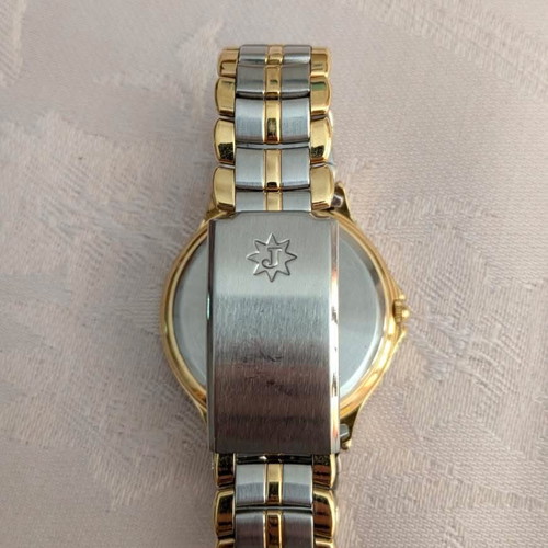 Junghans Armbanduhr 47/1675 Quartz watch like new, two toned