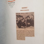 Amstel album with newspaper clippings from 1963 factory opening used