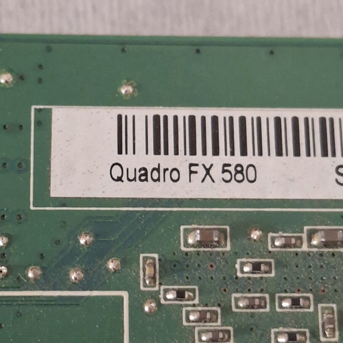 Nvidia Quadro FX580 graphics card used