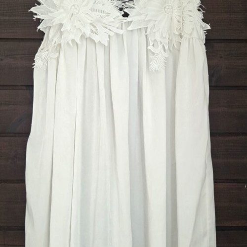 Fullah Sugah White Boho Summer Dress like new, size M