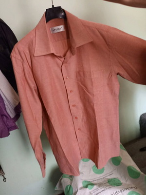 Shirt like new, 100% cotton, size L, pink color