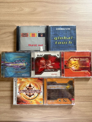 Συλλογή Rare Psytrance Goa Uplifting Trance CDs μεταχειρισμένα, αρχές 2000