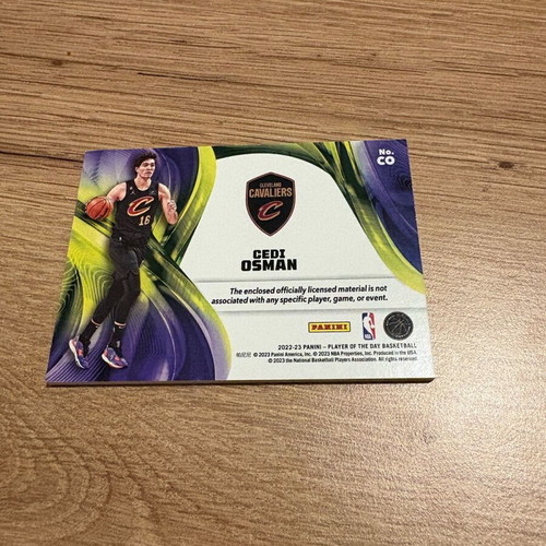 Panini NBA Player Of The Day Cedi Osman Jumbo Patch 2022-23 new
