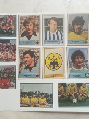 Panini Greek Football 1980 Stickers like new, photocopies