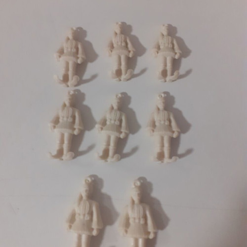 Rubber Evzones Athens figures, set of 7