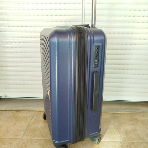 Ox luggage hard travel suitcase navy blue