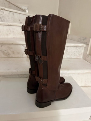Aldo leather boots brown size 38 like new unworn