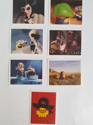 Minions Topps stickers like new