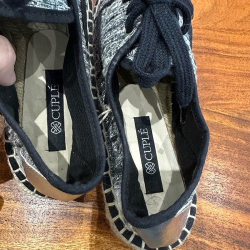 Cuple espadrilles new blue-silver size 37