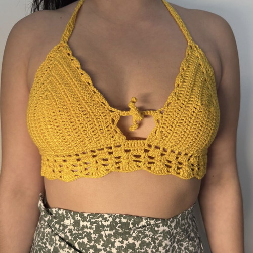 Handmade crochet top made to order