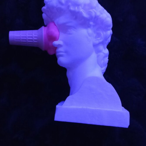 Pop Art David statue