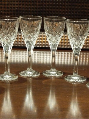 Bohemia Crystal liqueur glasses new