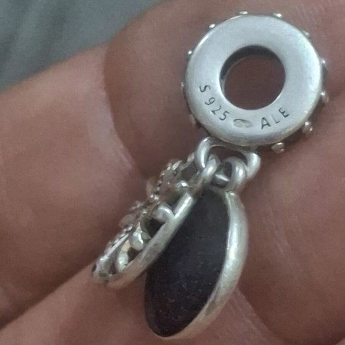 Pandora charm 'The Best Is Yet to Come' firework with zirconia stones
