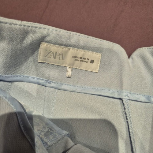 Zara office pants like new, turquoise