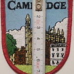 Cambridge embroidered patch
