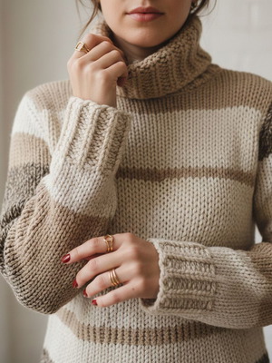 Benetton knit sweater with wool and alpaca like new, size S