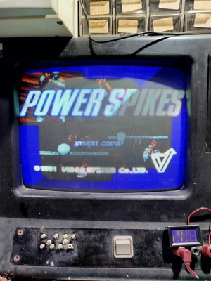 Power Spikes Bootleg PCB used, jamma ready