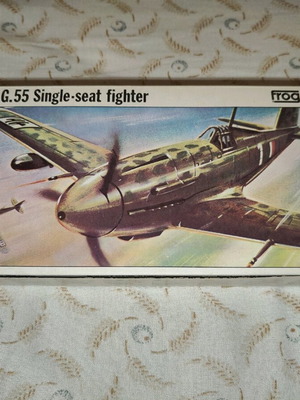 Fiat G.55 μαχητικό αεροπλανάκι μοντελάκι Frog model 1/72 μεταχειρισμένο