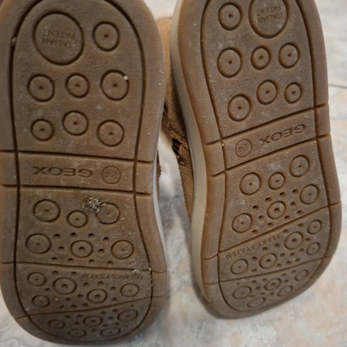Geox kids boots like new, size 24, beige brown