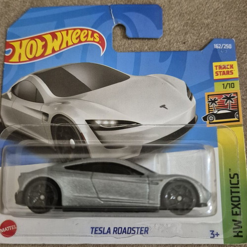 Tesla Roadster Hot Wheels toy car new