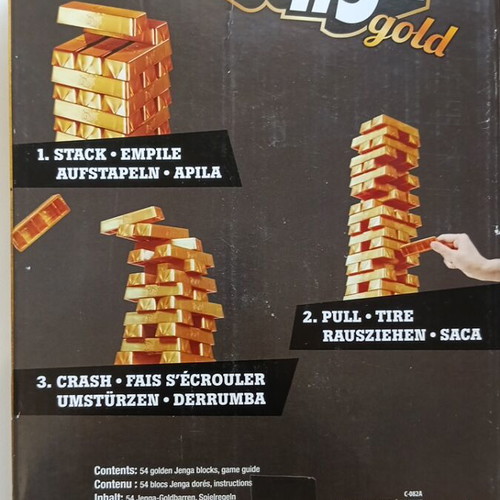 Jenga Gold game