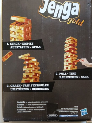 Jenga Gold game