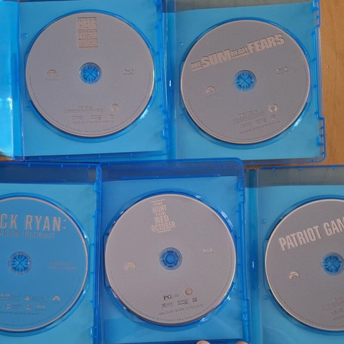 Jack Ryan 5-Movie Collection Blu-Ray like new, action thriller
