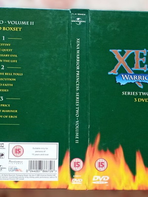 Xena Warrior Princess 3 DVD boxset season 2 like new
