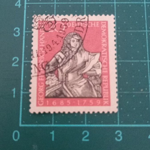 Germany DDR Stamp 1959 200th Anniversary of Georg Friedrich Handel like new