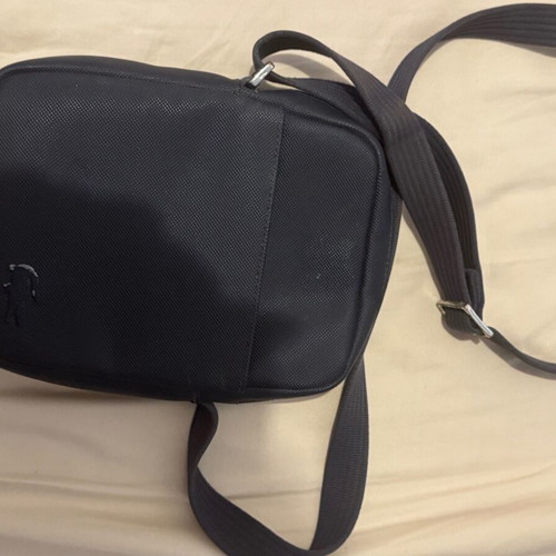 Lacoste crossbody bag, dark blue