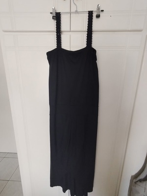 Rinascimento black dress with lace straps like new, medium to large