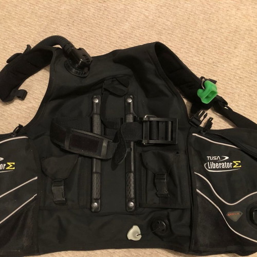 TUSA Liberator Σ diving jacket used, size L