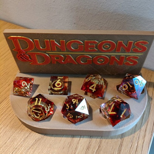 DnD βάση ζαριών καινούργιο προϊόν 3d εκτύπωσης