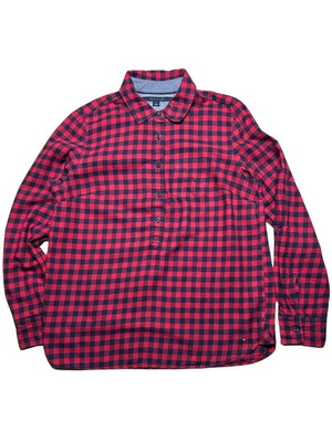Tommy Hilfiger Checked Shirt Red-Black Size M Like New