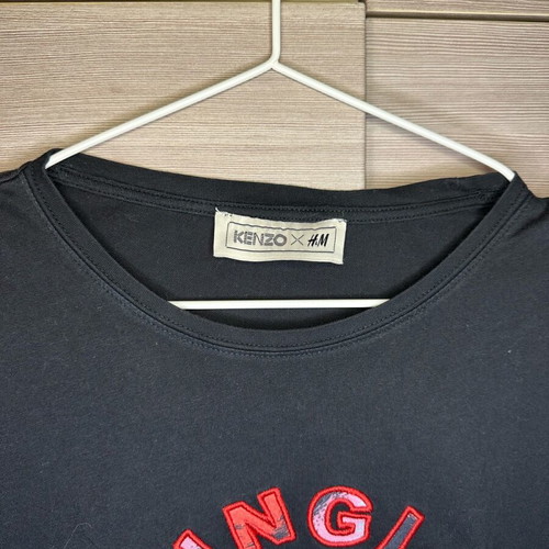 Kenzo x H&M t-shirt used, size M, black