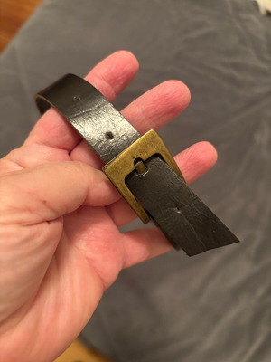 Children's belt brown like new, length 68cm