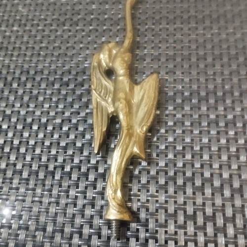 Bronze angel figure like new with screw base