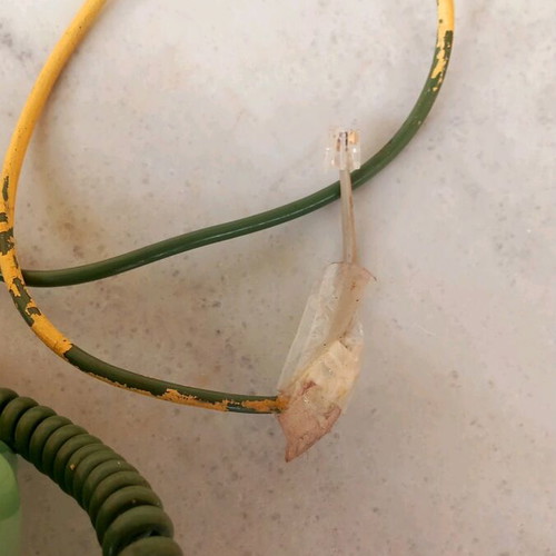 Τηλέφωνο Yamada Electronic Υ-600 καινούργιο, τιρκουάζ, ενσύρματο