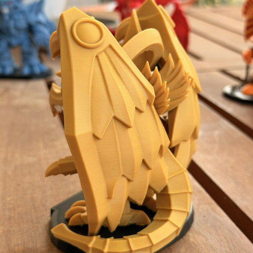Yu-Gi-Oh The Winged Dragon of Ra figure, 3D printed