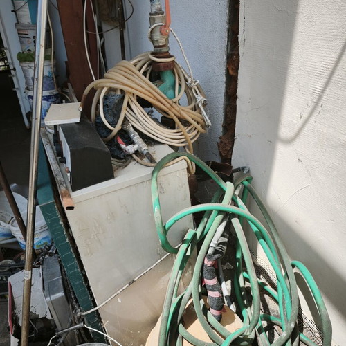 Oil Boiler with Accessories and Heavy Wood Planer Refurbished