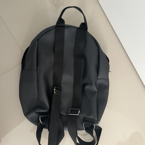 Handmade backpack Minimality Creation black leatherette, like new