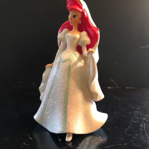 Ariel figure like new, wedding dress with glitter from Disney