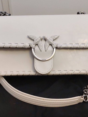 Pinko original limited edition χιαστί τσάντα καινούργια, off white 27x18 εκ