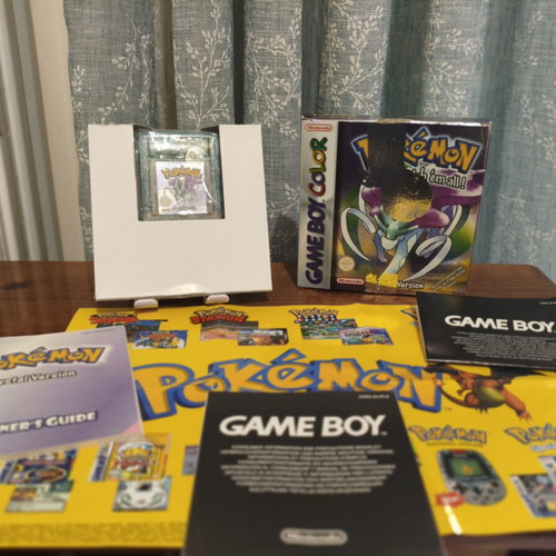 Pokémon Crystal Edition Game Boy Color game, PAL complete with box and manuals